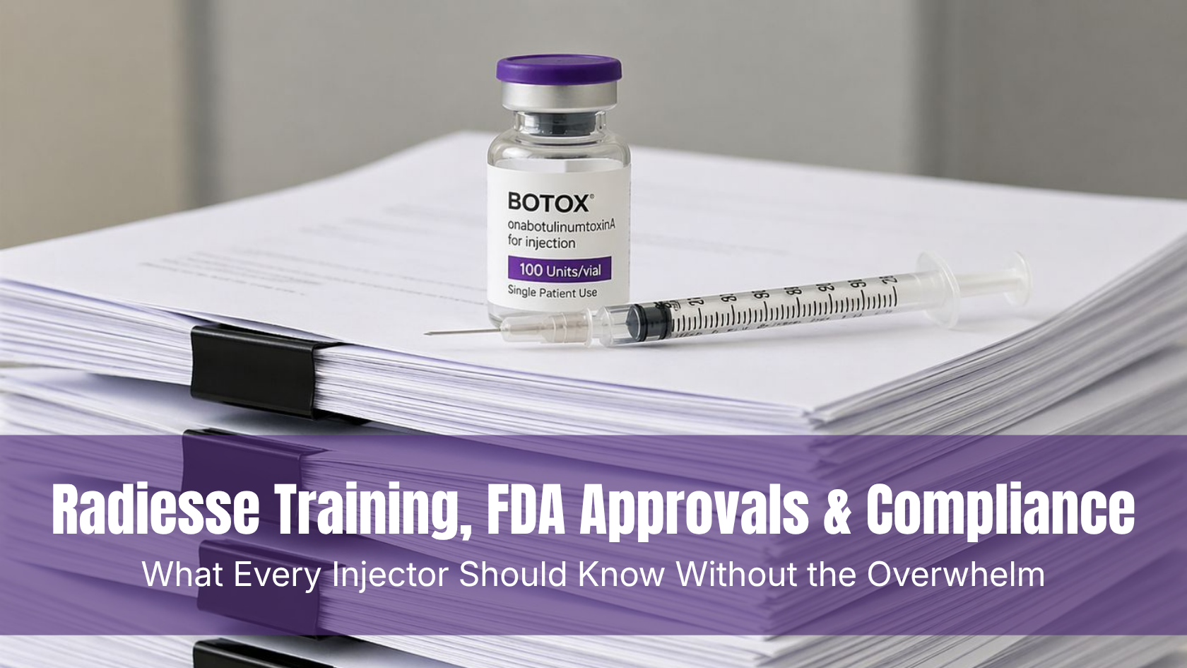 Radiesse Training, FDA Approvals and Compliance: A Complete Guide for Aesthetic Injectors