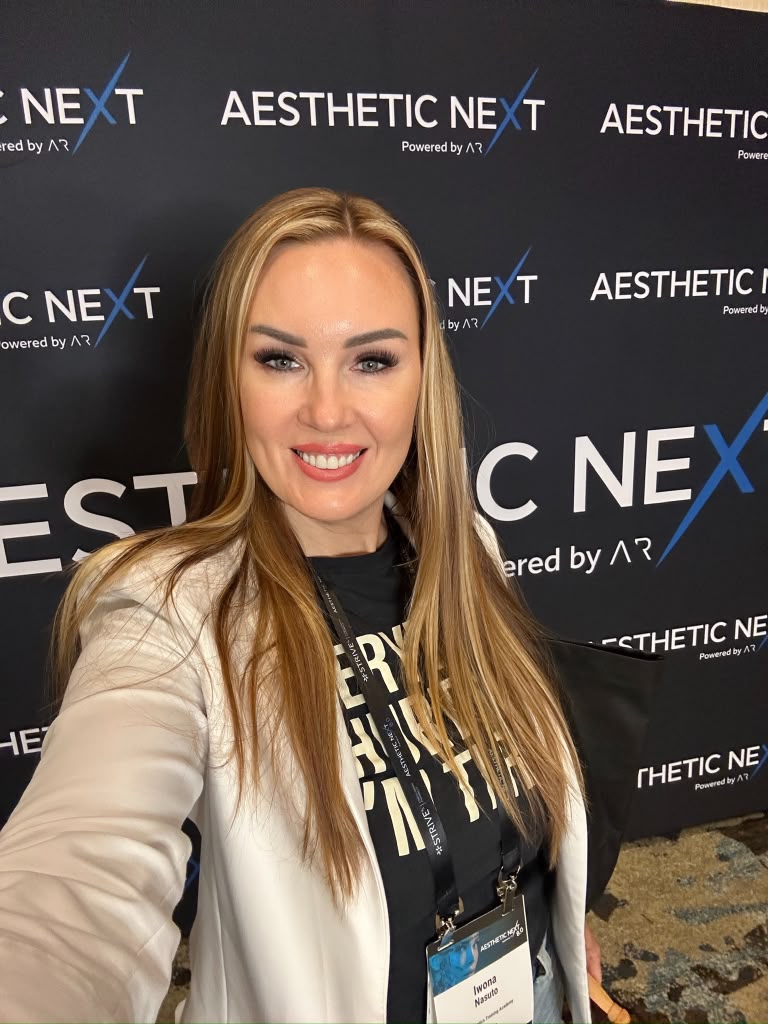 Iwona Nasuto attending Aesthetic Next for continuing aesthetic injector education